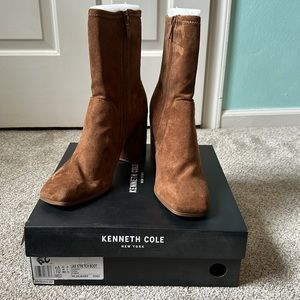 NWT Kenneth Cole New York Womens Jax Stretch Mid-Calf Bootie - Size 10